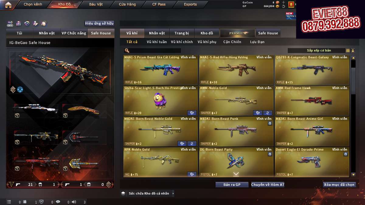 shop acc cf uy tin gia re